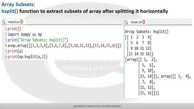 Python Pandas NumPy Arrays Part 2