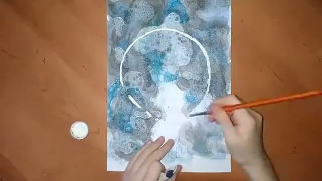 Интересная техника рисования "Пузыри" смотреть онлайн