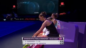 Krejcikova/Siniakova vs. Dabrowski/Xu | 2019 WTA Finals | Match Highlights