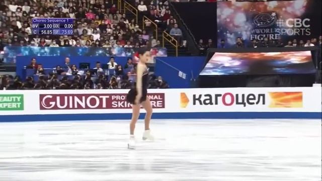 Satoko Miyahara WC 2019 FS смотреть онлайн