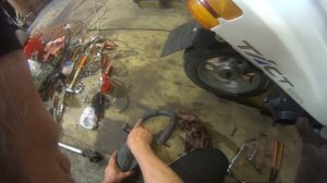 Меняем тросик и не только Honda Tact AF-24