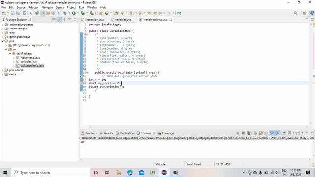 #03 JAVA TUTORIALS - VARIABLES AND DATA TYPES смотреть онлайн