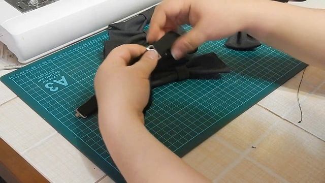 Как пришить застежку с регулятором к галстуку бабочке ? смотреть онлайн
