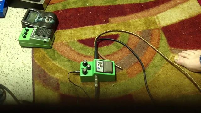 Modded Ibanez TS9 Tube Screamer смотреть онлайн