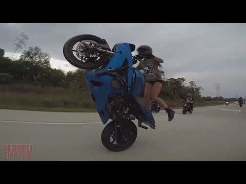 Beautiful Girl Biker Performs3