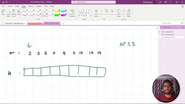 Arithmetic Slices | Leetcode 413 | Array | DP смотреть онлайн