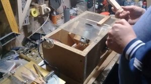 Самодельная мини циркулярка с регулировкой наклона и вылета диска