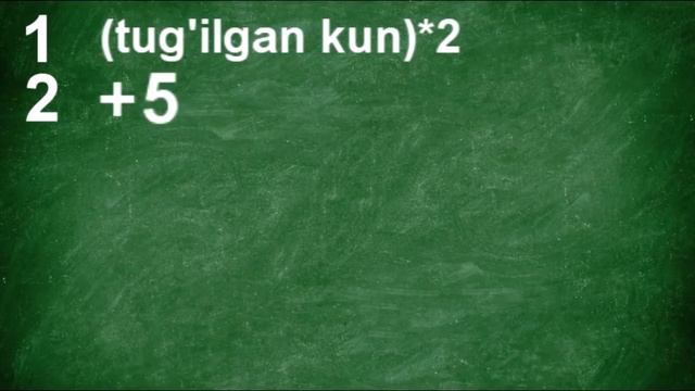 TUG'ILGAN KUNINGIZNI TOPAMAN! (matematik tryuk) смотреть онлайн