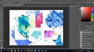 акварельный эффект в Adobe Photoshop