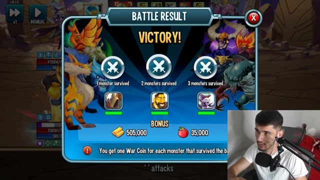 USING OP COSMIC MONSTER VS THE NEWEST MYTHICS IN TEAM WARS!!! | MONSTER LEGENDS смотреть онлайн