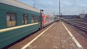 Электровоз ЧС2К-309 с поездом №232 (Ейск → Москва)