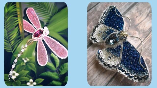 DIY идеи для вдохновения - Брошки из бисера - красивые эксклюзивные украшения смотреть онлайн