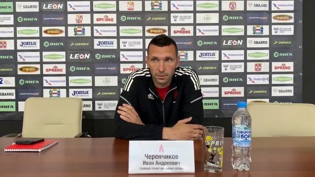 Главный тренер "Амкара" Иван Черенчиков после матча в Омске смотреть онлайн