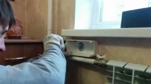 Монтаж приточного клапана «Домвент» в квартире, г. Тольятти.