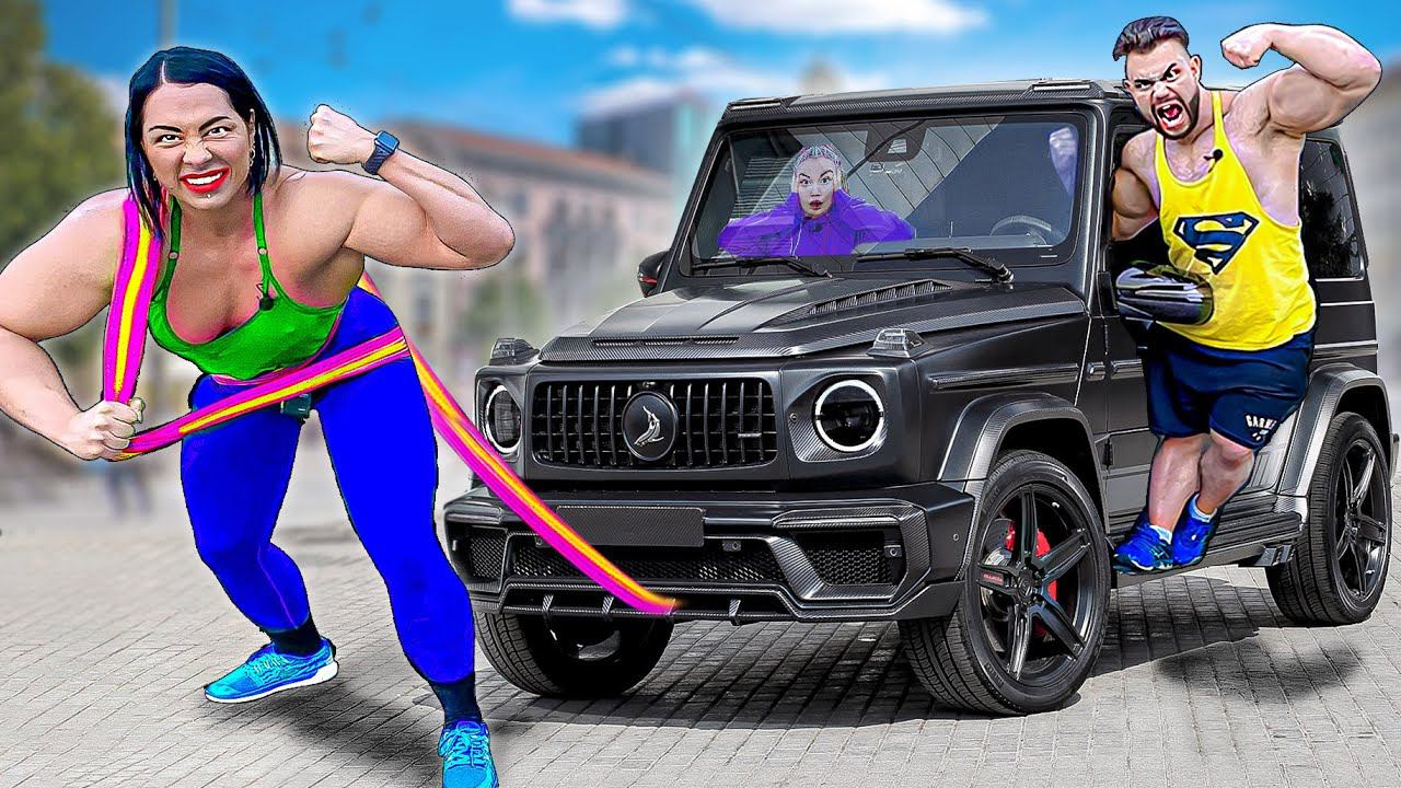 Самая Сильная Женщина В Мире VS Самый Сильный Человек В Мире - Челлендж !