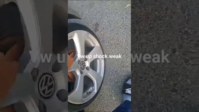 VW up shock weak