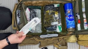 Полный разбор малого медицинского рюкзака. Проект Чистота.