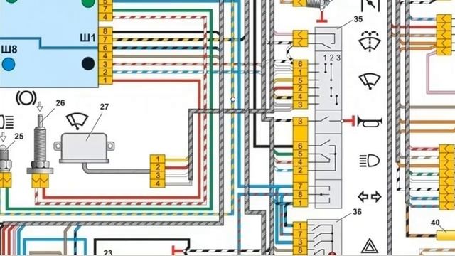 Схема проводки ваз 2107 карбюратор - AvtoKar.net