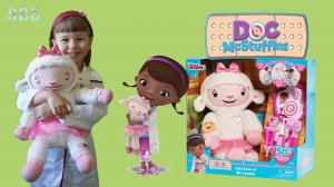 Интерактивная Овечка Doc McStuffins Take Care of Me Lambie Мультфильм Доктор Плюшева