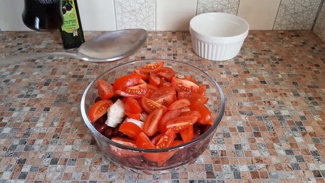 ПОСТНЫЙ САЛАТ! НИЧЕГО НЕ НУЖНО ВАРИТЬ! ВКУСНО ПИТАТЬСЯ В ПОСТ!