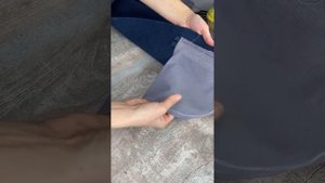 Как сделать карман с листочкой на молнии на трикотаже.Часть 2