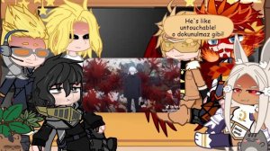 Pro Heroes react to Gojo Satoru as Todoroki's uncle /au/ mha•