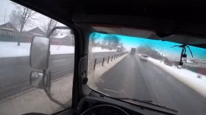 Поездка в Пермь на JAC N120 в сильный снег. Часть 1.