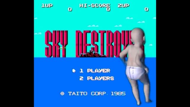 Игра на Денди 8 БИТ - SKY DESTROYER Самолетики:) Ретро Игры Ностальгия:)