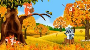 Футаж. Праздник осени в детском саду (начало)