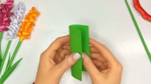 Поделки из бумаги / цветы из бумаги своими руками / гиацинты из бумаги