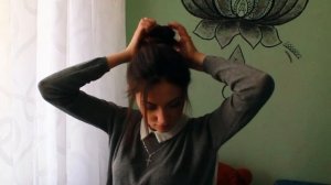 Прическа своими руками за 5 минут