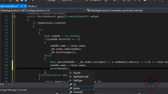 .NET CORE Entity Framework – Self Referencing Table смотреть онлайн
