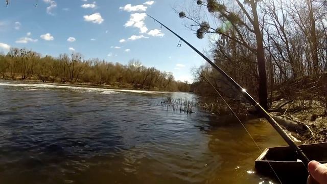 Весенняя ловля окуня на речке микроджигом. Съедобный силикон Fanatik Larva (приманки Юрия Петраша) смотреть онлайн