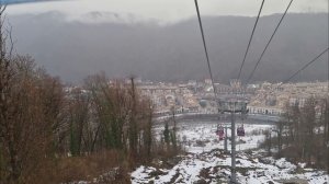 Сочи, Красная поляна, высота 960, подъёмники 4k 60p