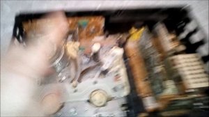 разбор японского видеомагнитофона panasonic в металлолом!