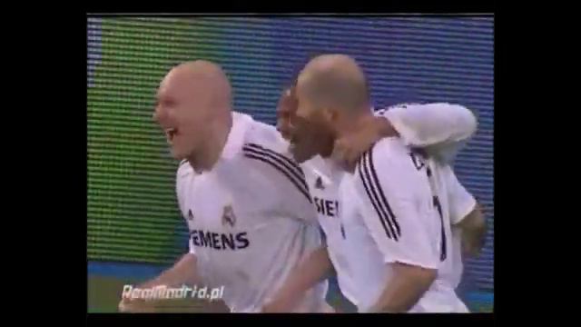 zidane goal +wonderful pass by guti.