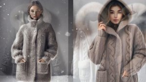 Красивая женская зимняя одежда /A woman’s winter coat can be beautiful. A bunch of ideas: