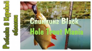 Спиннинг Black Hole Trout Mania 2019. Обзор посылки из Фмагазин Ру