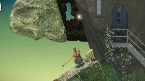 ТУТОР КАК ПРОЙТИ ФОНАРИ В ИГРЕ GETTING OVER IT!!