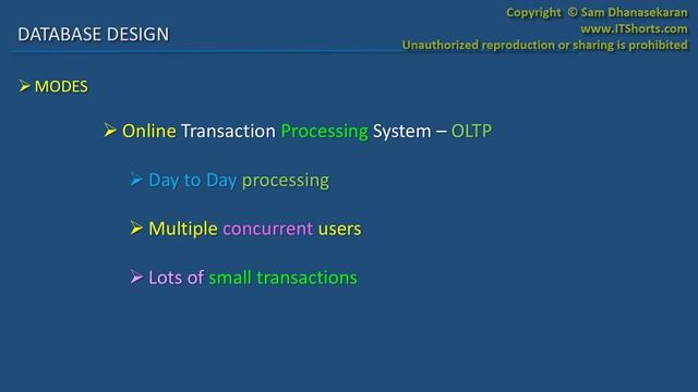 Oracle SQL Developer Tutorial For Beginners  65   OLTP   Online Transaction Processing System