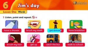 FAMILY AND FRIENDS 3  Unit 6 JIM'S DAY English for kids   trimmed2