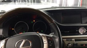Запуск Lexus ES 2014 г.в. (снято 13.09.09)