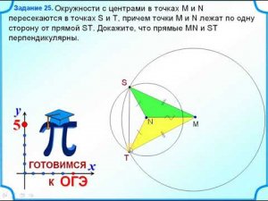 ОГЭ-24. Две окружности