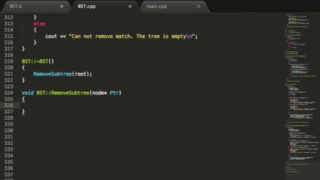 Binary Search Trees - Deconstructor - C++ (Part 14)