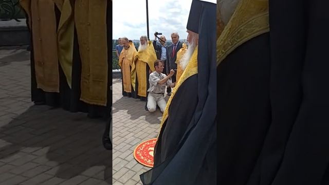 Украинец в Беларуси. Могилев. Закладка памятника святителю Георгию (Конисскому).  2021 г. смотреть онлайн