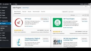 How to Install WP Travel from WordPress backend? WP Travel Tutorial