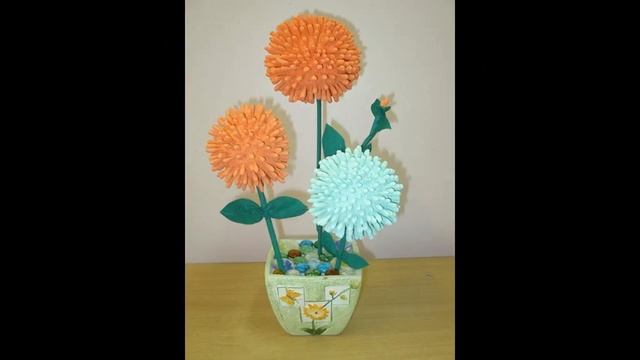 поделки из ватных палочек / поделки своими руками смотреть онлайн