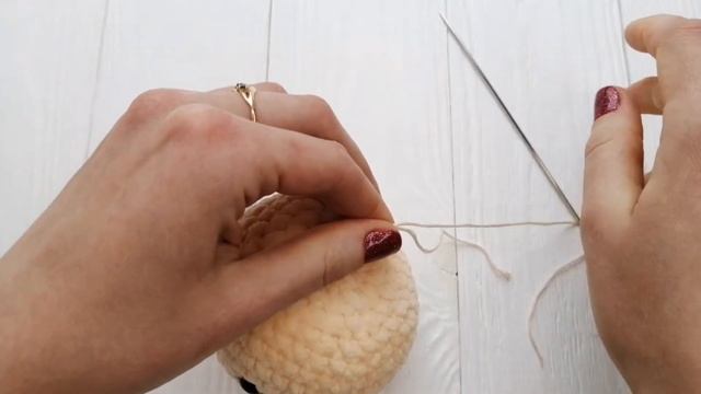 Как сделать утяжку глаз игрушке смотреть онлайн