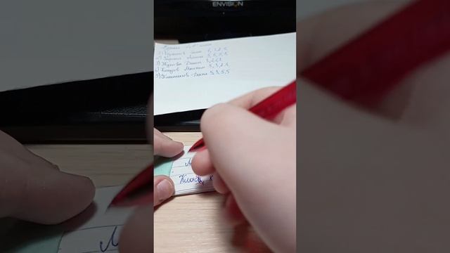 Проверяю тетради по русскому языку