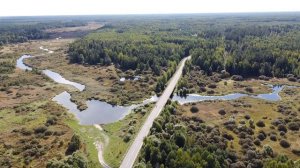 Верхний Ландех с высоты птичьего полёта. Сентябрь 2021.